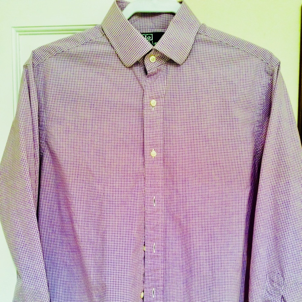 Polo RL Lavender Dress Shirt 15.5/33